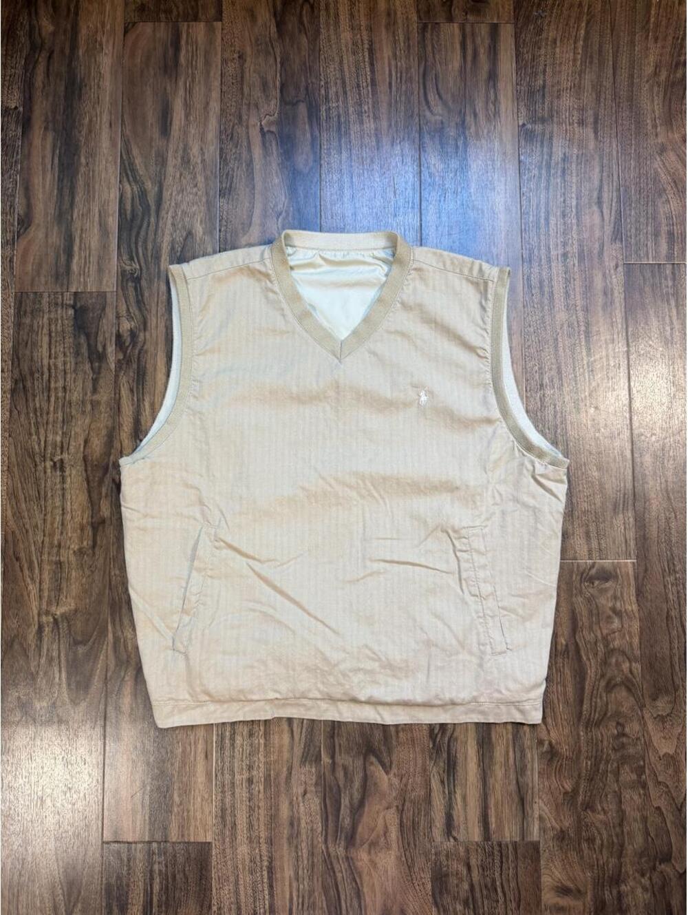 Vintage Polo Ralph Lauren Golf Reversible Windbreaker Vest Size XL